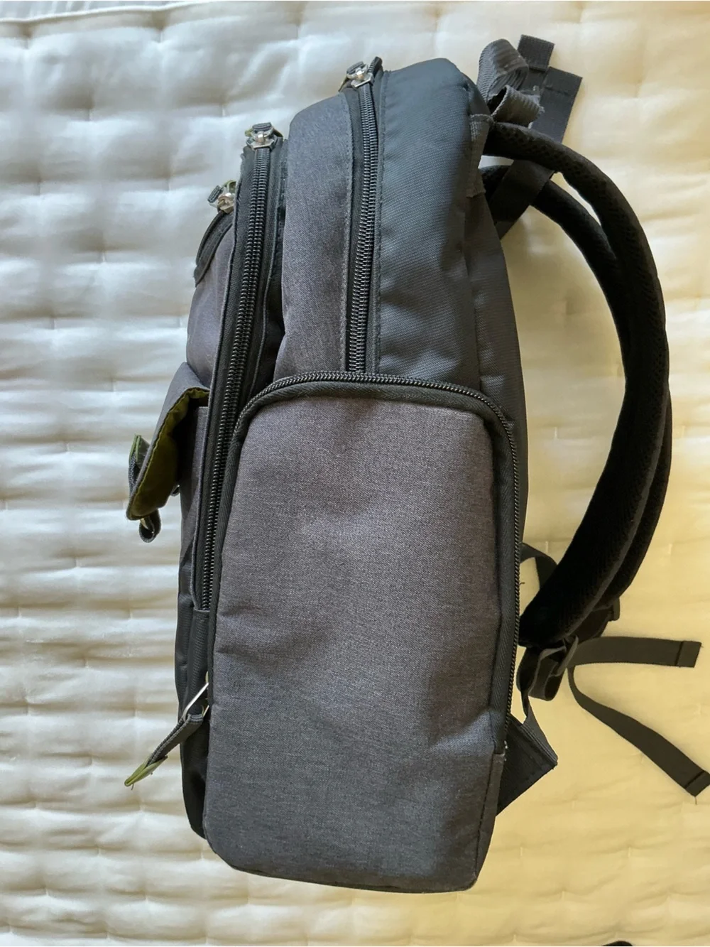 Eddie Bauer Places & Spaces Grey Heather Backpack Diaper Bag